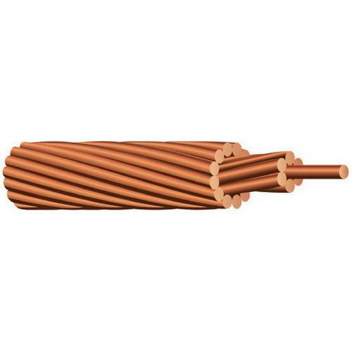 Stranded copper grounding wire for electrical bonding, grounding, and contractor wiring projects.