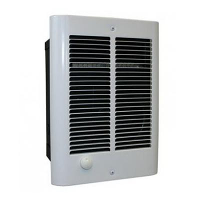 Wall-mounted electric heater for HVAC zone heating and residential climate control systems.